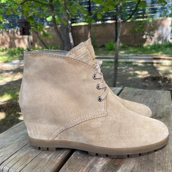 Prada Sport Hidden Wedge Desert Ankle Booties - Picture 3 of 13